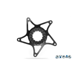 AbsoluteBlack E-BIKE Bosch Gen 3 Super Steel spider | 52,5 mm kettaliin | DM | Black