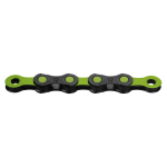 KMC DLC12 Waxed kett | 12-speed | Black - Apple Green, 126