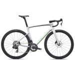 Specialized Tarmac SL9 Expert maanteeratas | SRAM Force AXS | Gloss Silver Dust - Powder Lime, 61