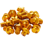 Reverse Components Alu kruvid Escape pedaalidele | Gold