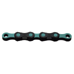 KMC DLC12 Waxed kett | 12-speed | Black - Celeste, 126