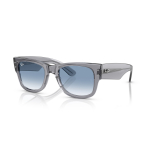 Ray-Ban Mega Wayfarer p&auml;ikeseprillid | Transparent Grey - Clear Gradient Blue