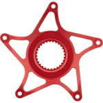 AbsoluteBlack E-BIKE Bosch Gen 4 Super Steel spider | 53mm ketiliin | DM | punane | punane