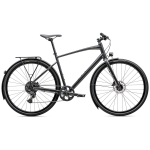 Specialized Sirrus X 2.0 EQ h&uuml;briidjalgrattad | Black Liquid Metal - Ashen Grey Reflective, S