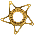 AbsoluteBlack E-BIKE Shimano Steps Super Steel spider | 53mm ketiliin | DM | Gold