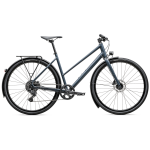 Specialized Sirrus X 2.0 Step-Through EQ h&uuml;briidjalgrattad | Valatud sinine - tume merev&auml;e peegeldav, XS