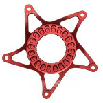 AbsoluteBlack E-BIKE Shimano Steps Super Steel spider | 50mm ketiliin | DM | punane | punane