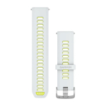 Garmin Forerunner&reg; 22 Silikoonist kellarihm | Whitestone - Translucent Amp Yellow - Silver