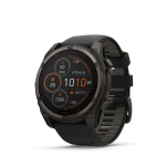 Garmin fēnix&reg; 8 Solar Titanium - Sapphire nutikell | 51 mm | Carbon Gray - Must