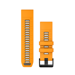 Garmin QuickFit&reg; 26 Silikoonist kellarihm | Spark Orange - grafiitne