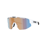 BLIZ Matrix p&auml;ikeseprillid | Nano Optics - Nordic Light | Matte White - Coral Orange Blue