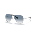 Ray-Ban Aviator Metal Large p&auml;ikeseprillid | Silver - Light Blue Gradient