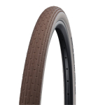 Schwalbe Fat Frank Active K-Guard 28" SBC rehv | Brown - Whitewall Reflex, 28"x2.00 | 50-622