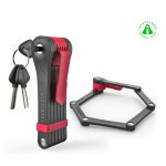 Voxom Clipster Folding Lock | Must - Punane