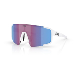 BLIZ P003 Small p&auml;ikeseprillid | Nano Optics - Nordic Light | Matte White - Rose Violet Mirror Blue