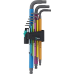 Wera 950/9 Hex-Plus Multicolour 1 L-v&otilde;tmete komplekt | 9 osa