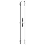 Sapim Laser kodar | J-Bend | 2-1.5-2 mm | Black, 290 mm