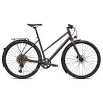 Specialized Sirrus X 3.0 Step-Through EQ h&uuml;briidjalgrattad | Satin Metallic Obsidian - Burnt Gold Metallic, M