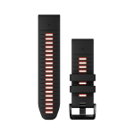 Garmin QuickFit&reg; 26 Silikoonist kellarihm | Must - leegipunane