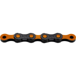 KMC X12 DLC kett | 12-speed | Must-oranž, 126