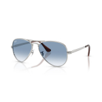 Ray-Ban Aviator Metal Max p&auml;ikeseprillid | Silver - Clear Gradient Blue