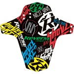 Reverse Nico Vink Stickerbomb porilapp | Black - Colorful