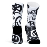 Pacific ACID BW sokid | Must - Valge, L/XL
