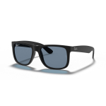 Ray-Ban Justin Classic p&auml;ikeseprillid | Polarized | Rubber Black - Dark Blue