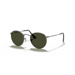 Ray-Ban Round Metal Small p&auml;ikeseprillid | Gunmetal - G-15 Green