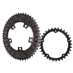 AbsoluteBlack Gravel Oval Sub-Compact hammasratas | 110 BCD | 2x11/10-k&auml;iguline, 48T