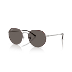 Ray-Ban Jack p&auml;ikeseprillid | Matt Havana On Matt Silver - Dark Grey