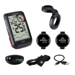 Sigma Sport ROX 4.0 GPS jalgrattaarvuti komplekt | Must