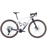 BMC URS AMP One elektriratas | Metallic White - Black, XL
