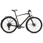 Specialized Sirrus X 2.0 EQ h&uuml;briidjalgrattad | Gloss Metallic Obsidian - Burnt Gold Metallic, XL