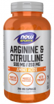 Arginine & Citrulline - 240 vcaps - NOW Foods