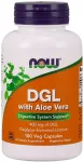 DGL aaloe veraga &ndash; 100 taimset kapslit &ndash; NOW Foods