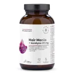 AURA HERBALS Ashwagandha + Keratin 20 mg toidulisand Kapslid 120 tk.