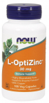L-OptiZinc, 30mg - 100 vcaps - NOW Foods