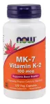 MK-7 Vitamin K-2, 100mcg - 120 vcaps - NOW Foods