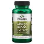 Ginkgo Biloba ekstrakt - Kognitiivne tervis - 60 mg - N120 - Swanson