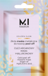 MARION GOLDEN GLOW Kuldne metalne kooritav mask