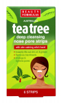 Beauty Formulas Tea Tree S&uuml;gavpuhastavad ninaribad 1 pakk-6 tk