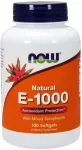 Vitamin E-1000 - Natural (Mixed Tocopherols) - 100 softgels - NOW Foods
