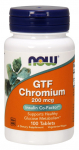 GTF Chromium, 200mcg - 100 tablets - NOW Foods