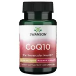 CoQ10 - maksimaalne tugevus - koens&uuml;&uuml;m - 200 mg - N30 - Swanson