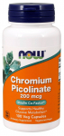 Chromium Picolinate, 200mcg - 100 vcaps - NOW Foods