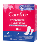 Carefree Cotton Flexiform Fresh Scent h&uuml;gieenipadjad - v&auml;rske l&otilde;hn 1 pakk - 56 tk.