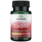 CoQ10 - k&otilde;rge potentsiaaliga - koens&uuml;&uuml;m - 100 mg - N100 - Swanson