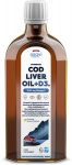 Norwegian Cod Liver Oil + D3, 1000mg Omega 3 (Lemon) - 250 ml. - Osavi