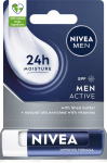 NIVEA MEN huulepulk sheav&otilde;iga SPF 15 Active 4,8 g